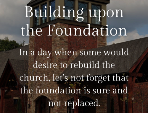 Building Upon the Foundation